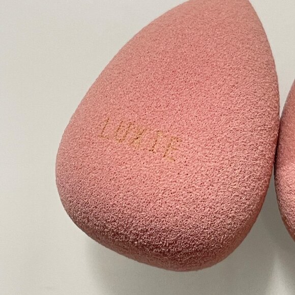 Luxie New Pink 2 Pack Powder Or Liquid Makeup All-Purpose Sponge Set - Picture 4 of 5